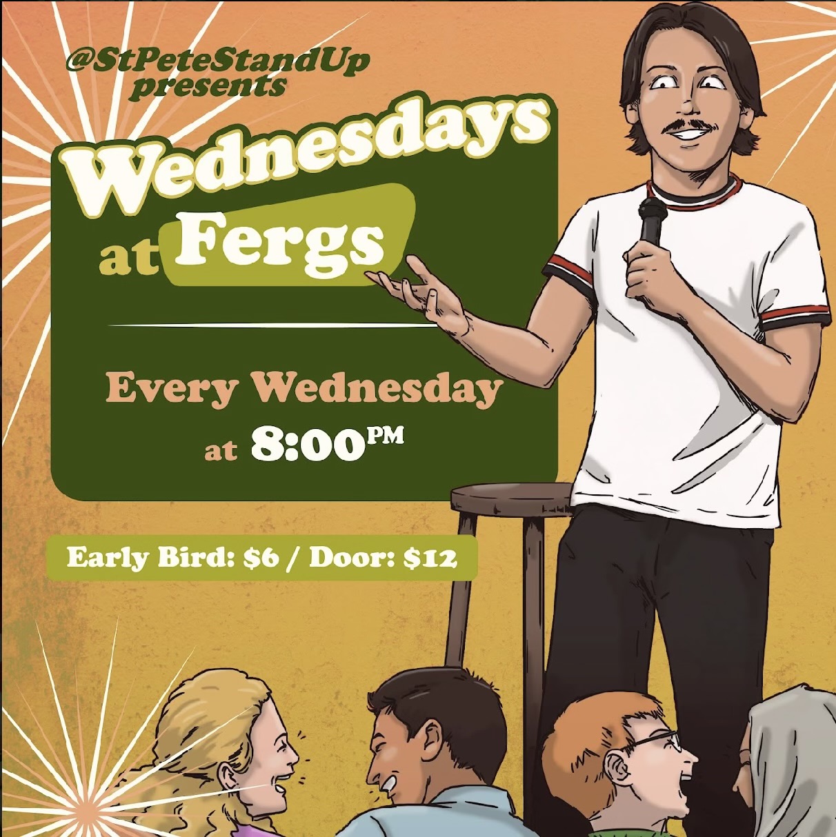 Comedy @ Fergs Poster